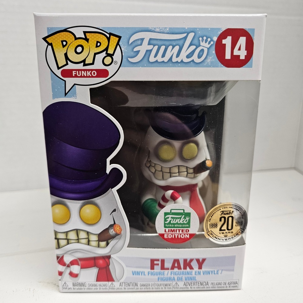 Funko Pop Flaky 14 Funko Shop Limited Edition 20th Anniversary Vinyl Figure 2018